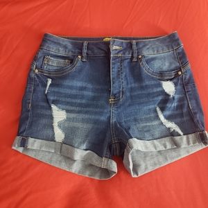 Wax jeans denim short